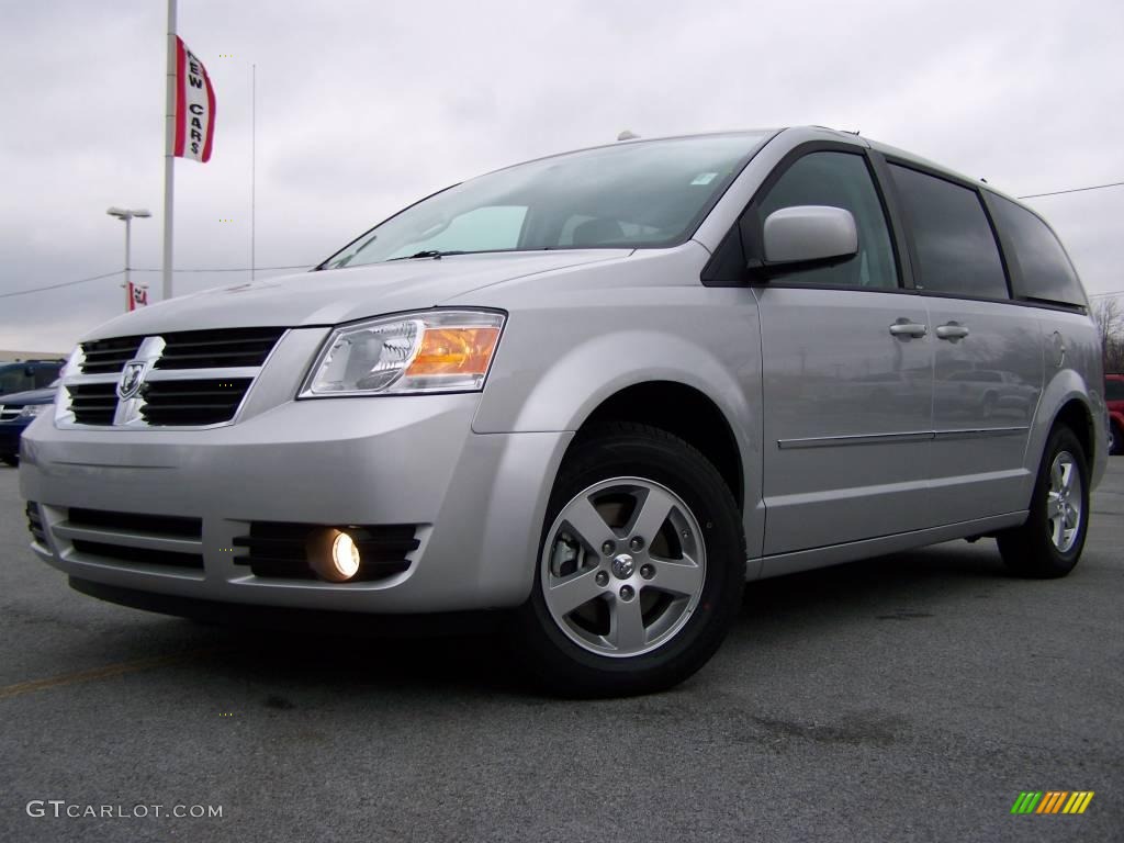 2010 Grand Caravan SXT - Bright Silver Metallic / Dark Slate Gray/Light Shale photo #5