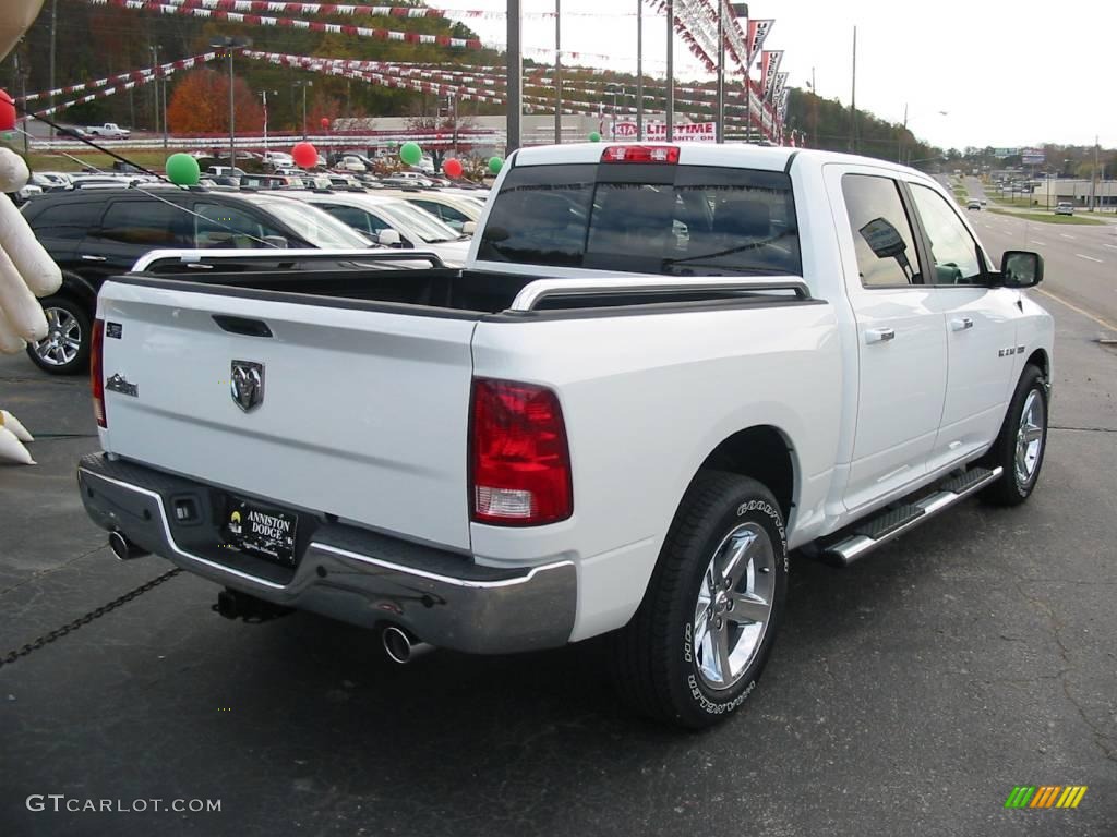 2010 Ram 1500 Big Horn Crew Cab - Stone White / Dark Slate/Medium Graystone photo #4