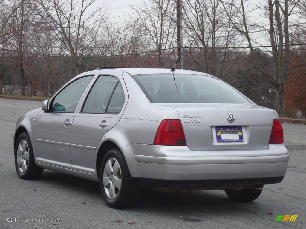 2001 Jetta GLS Sedan - Silver Arrow Metallic / Black photo #3