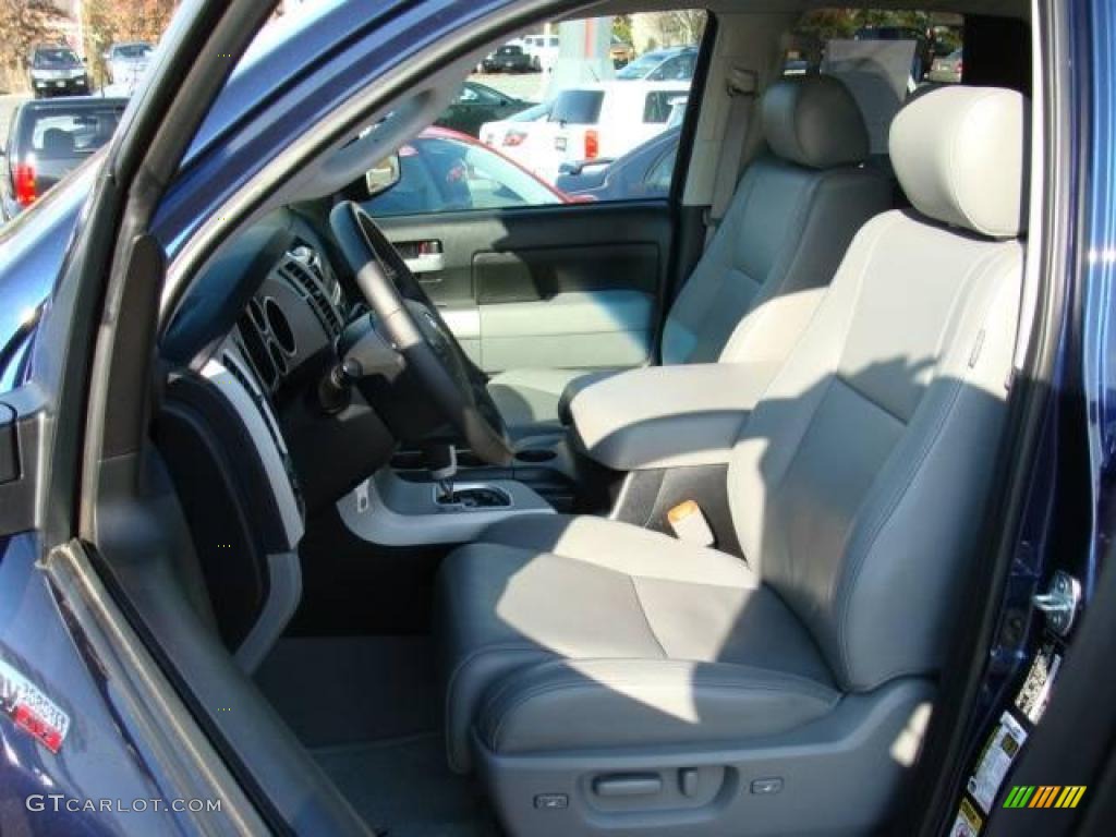 2008 Tundra Limited Double Cab 4x4 - Nautical Blue Metallic / Graphite Gray photo #8