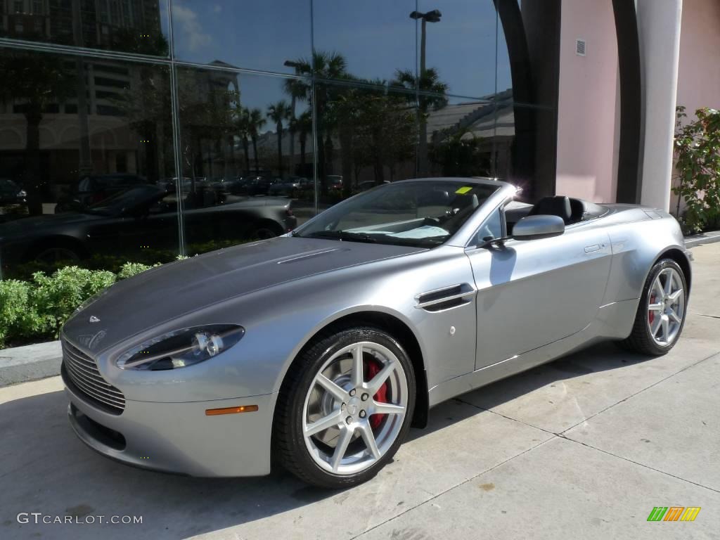 2008 V8 Vantage Roadster - Grigio Titanio / Obsidian Black photo #1