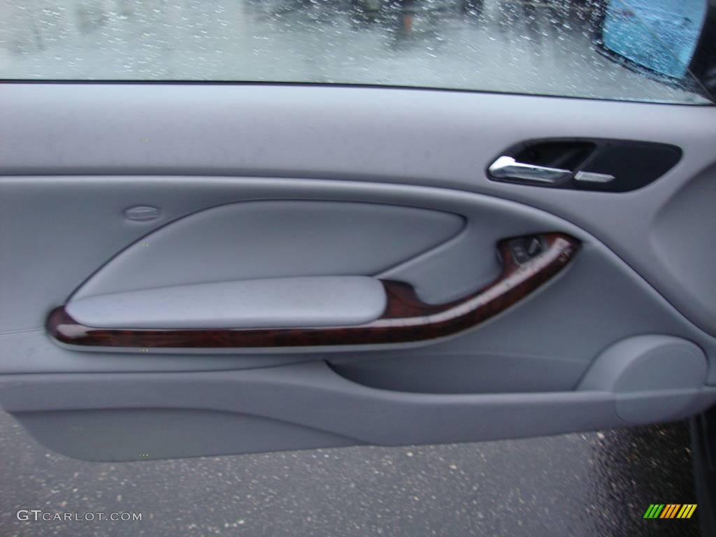 2003 3 Series 330i Convertible - Steel Blue Metallic / Grey photo #13