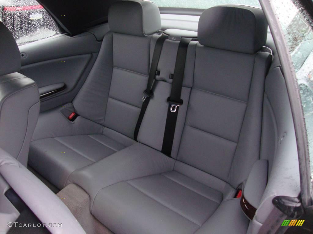 2003 3 Series 330i Convertible - Steel Blue Metallic / Grey photo #27