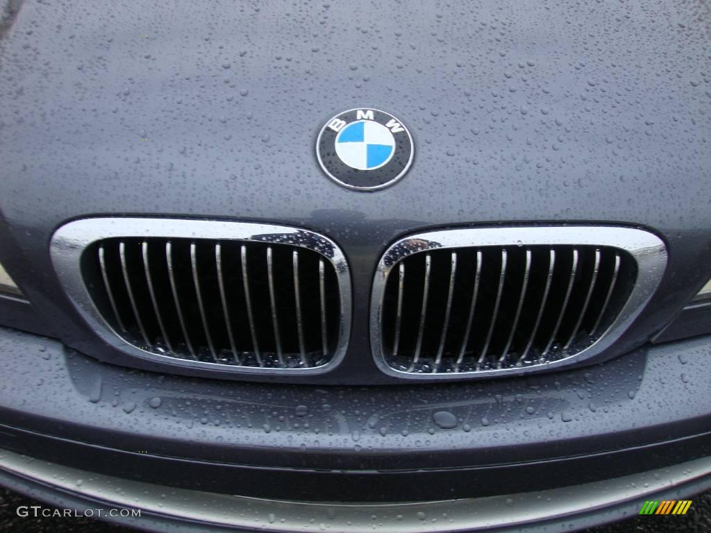 2003 3 Series 330i Convertible - Steel Blue Metallic / Grey photo #32