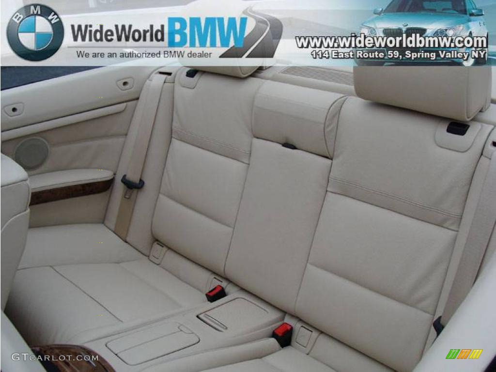 2008 3 Series 335i Convertible - Alpine White / Beige photo #7