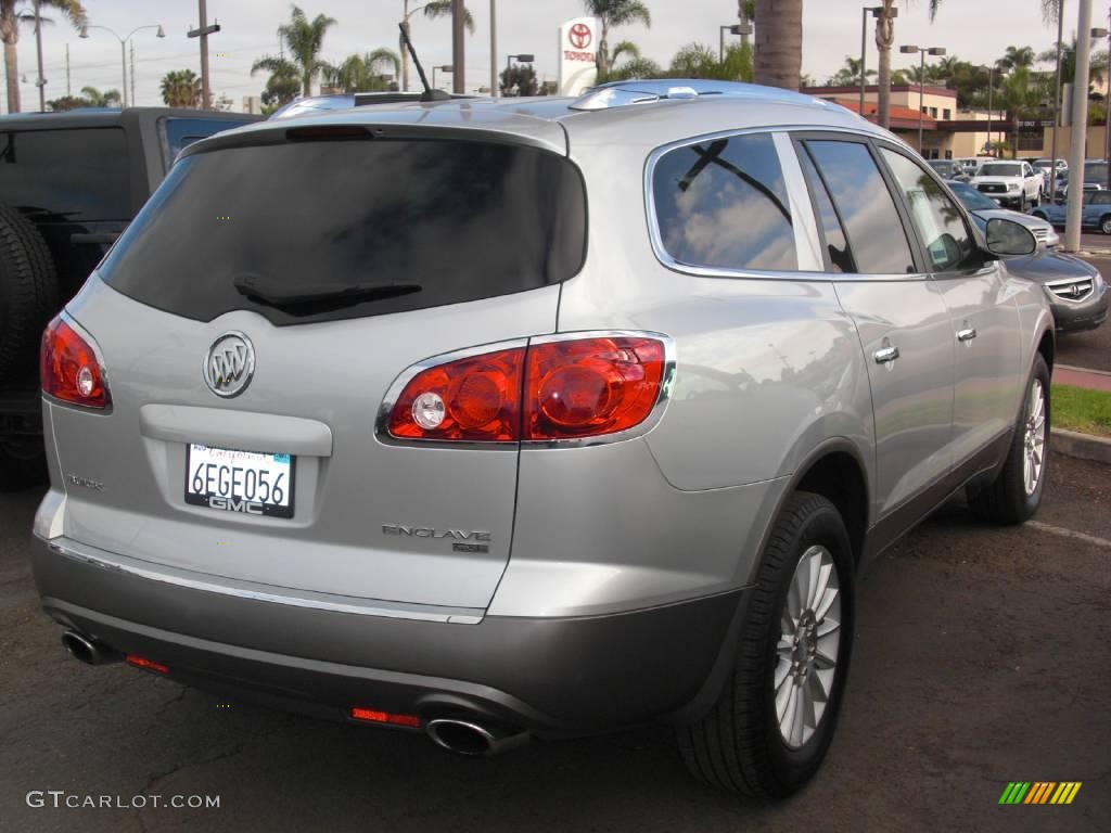 2009 Enclave CXL - Quicksilver Metallic / Ebony Black/Ebony photo #2