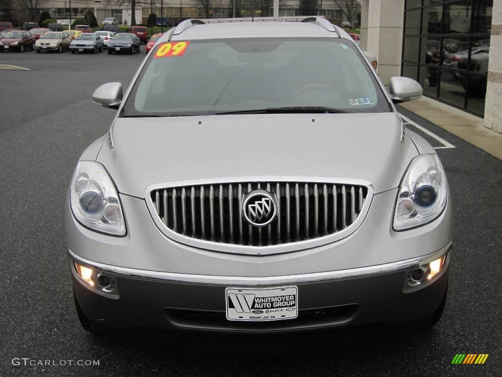 2009 Enclave CXL AWD - Quicksilver Metallic / Ebony Black/Ebony photo #2