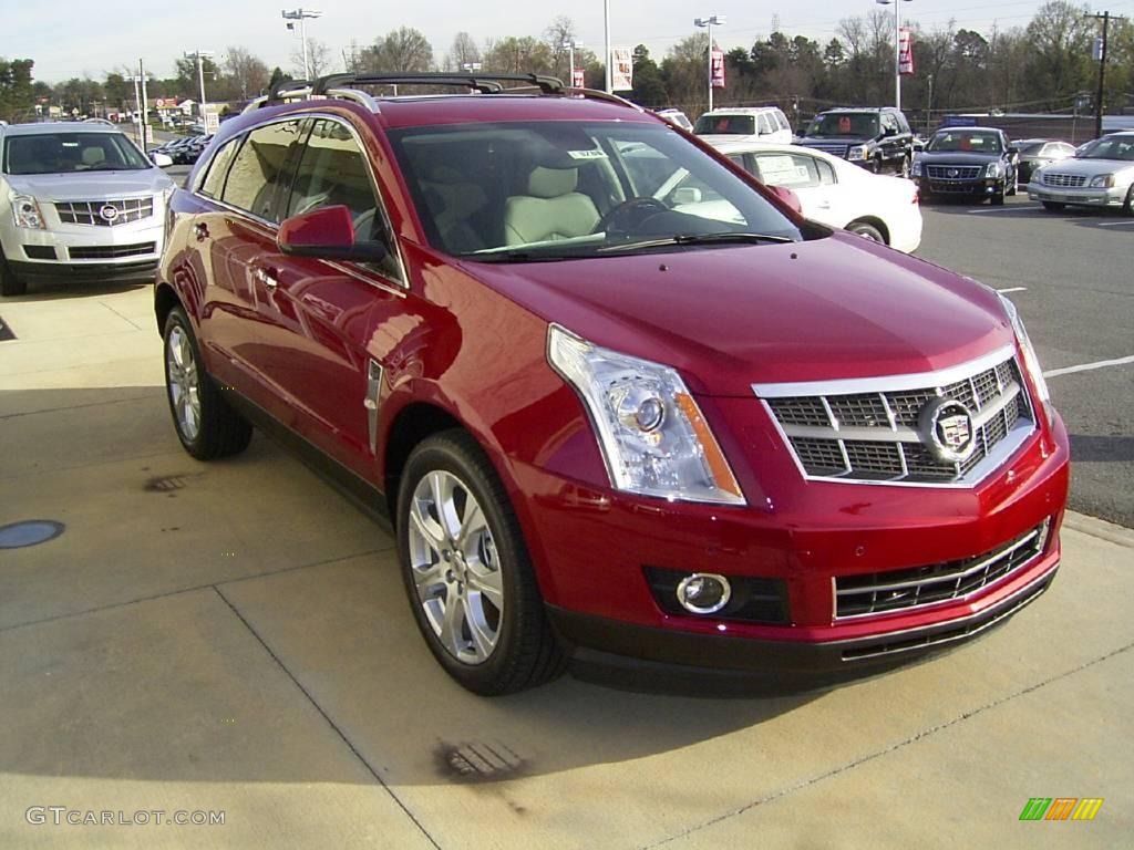 2010 SRX V6 - Crystal Red Tintcoat / Titanium/Ebony photo #5
