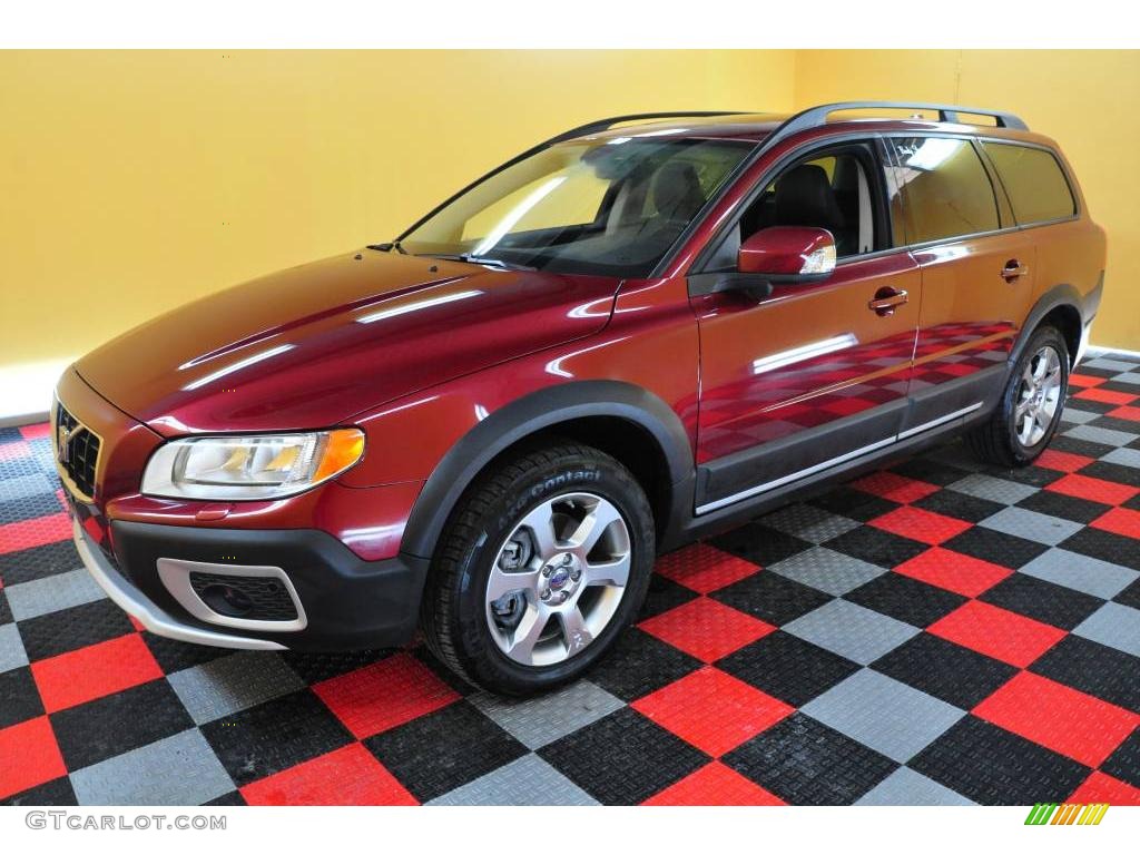 2008 XC70 AWD - Ruby Red Metallic / Anthracite Black photo #3