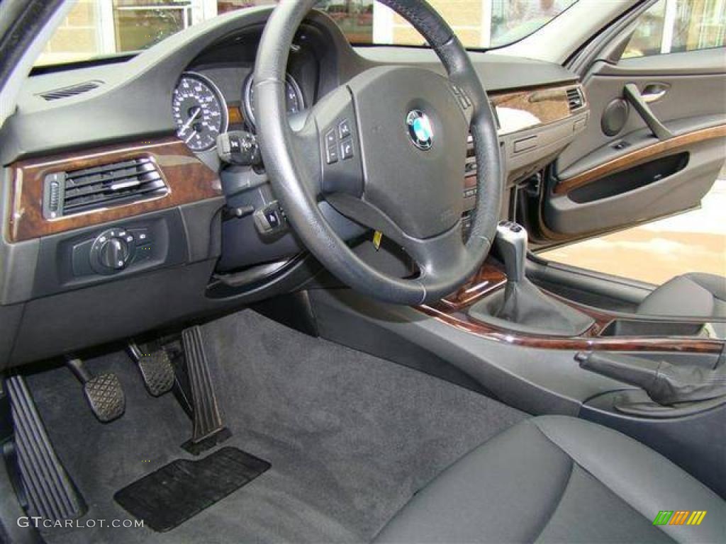 2008 3 Series 328xi Sedan - Jet Black / Black photo #4