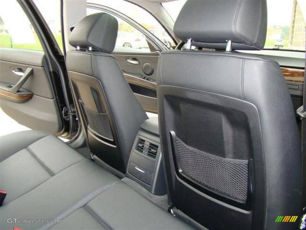 2008 3 Series 328xi Sedan - Jet Black / Black photo #5
