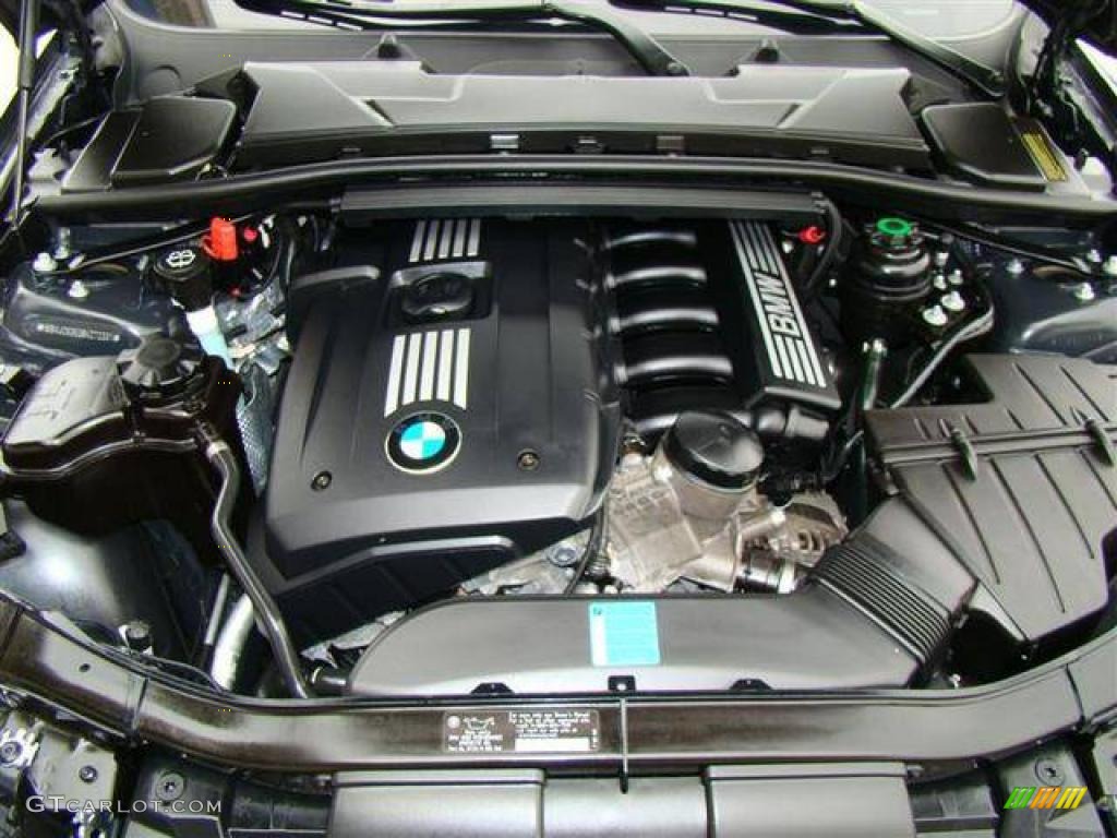 2008 3 Series 328xi Sedan - Jet Black / Black photo #9