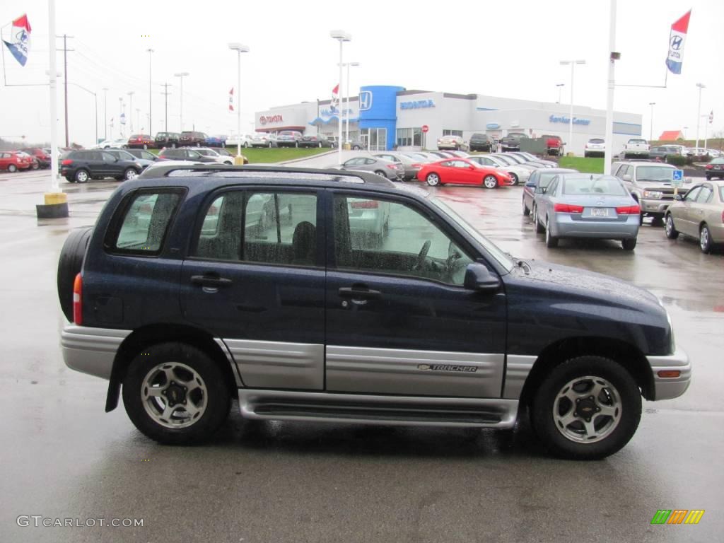 2001 Tracker LT Hardtop 4WD - Dark Blue Metallic / Medium Gray photo #6