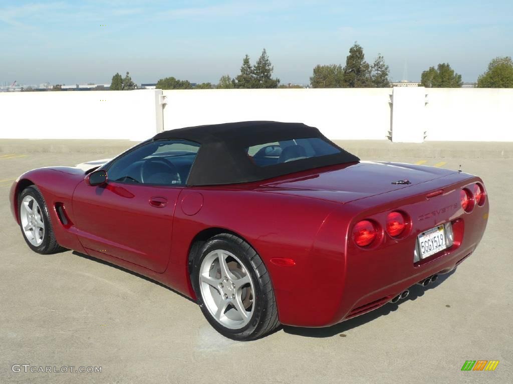 2004 Corvette Convertible - Magnetic Red Metallic / Light Gray photo #4
