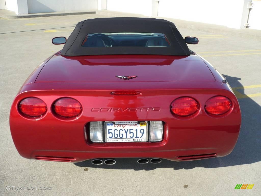 2004 Corvette Convertible - Magnetic Red Metallic / Light Gray photo #5