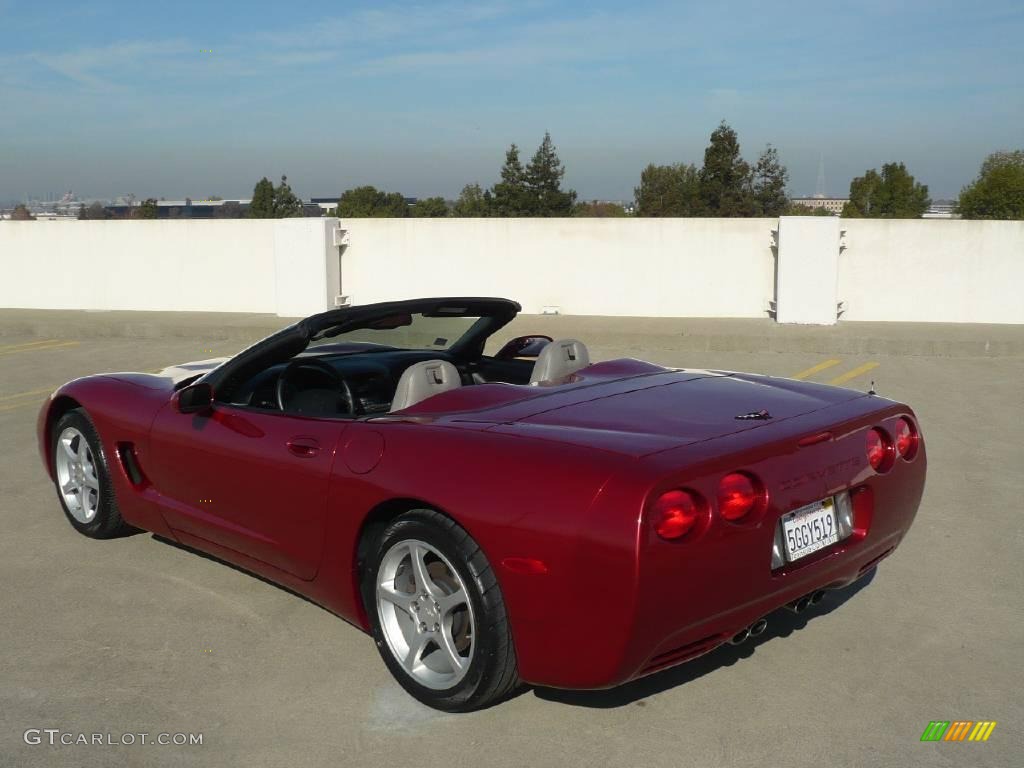 2004 Corvette Convertible - Magnetic Red Metallic / Light Gray photo #11