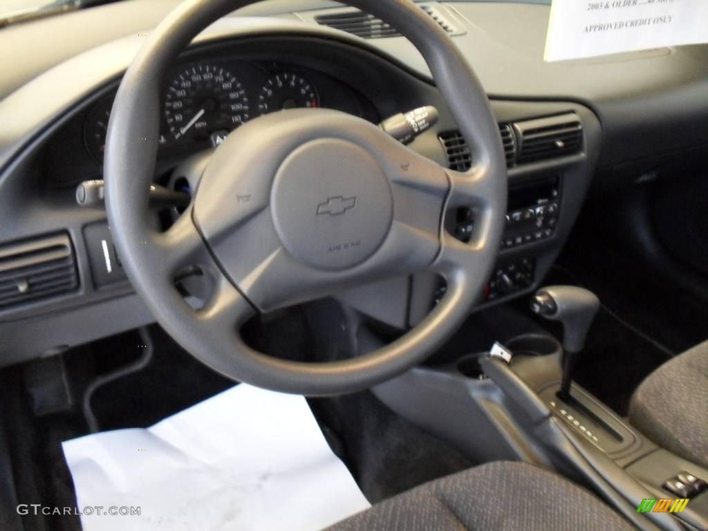 2003 Cavalier LS Coupe - Ultra Silver Metallic / Graphite Gray photo #15