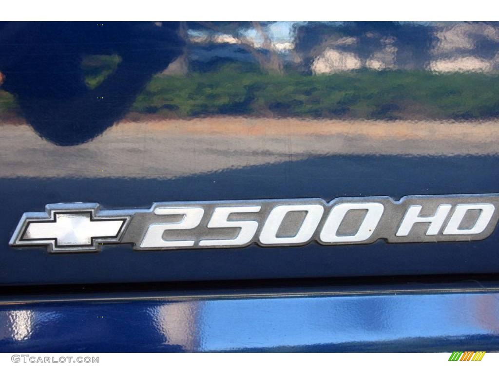 2001 Silverado 2500HD LS Crew Cab 4x4 - Indigo Blue Metallic / Tan photo #21