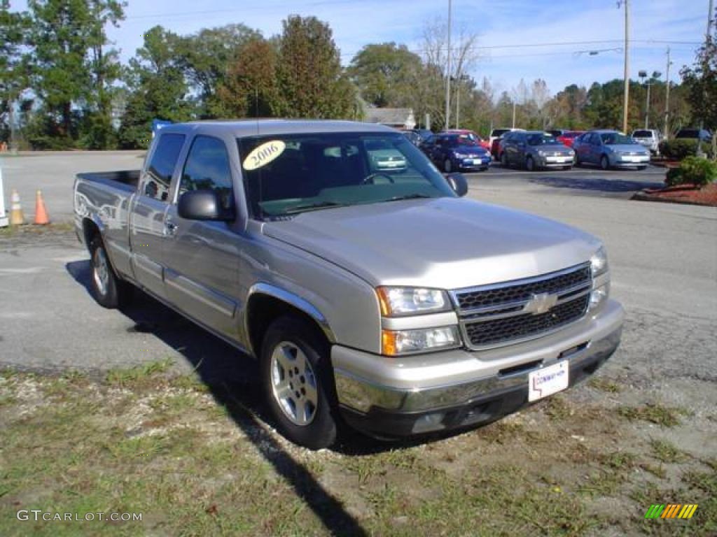 2006 Silverado 1500 Extended Cab - Silver Birch Metallic / Dark Charcoal photo #3