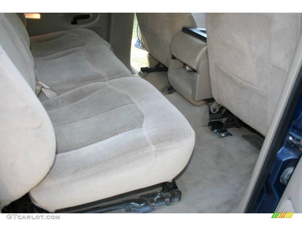 2001 Silverado 2500HD LS Crew Cab 4x4 - Indigo Blue Metallic / Tan photo #42