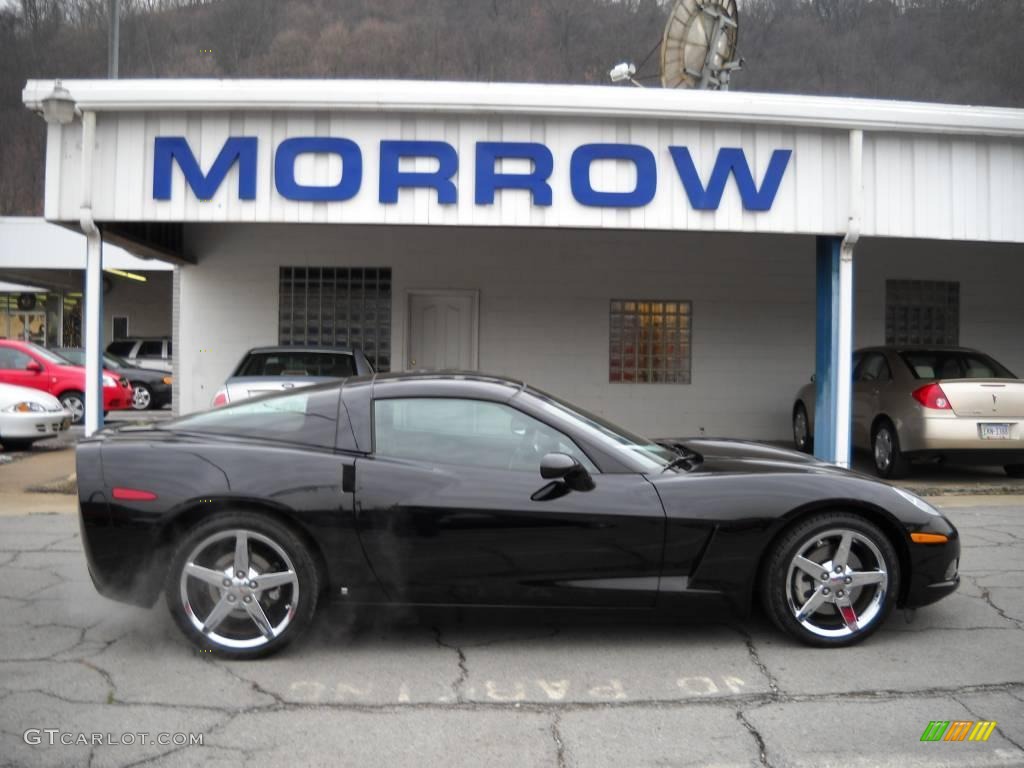 2007 Corvette Coupe - Black / Ebony photo #1