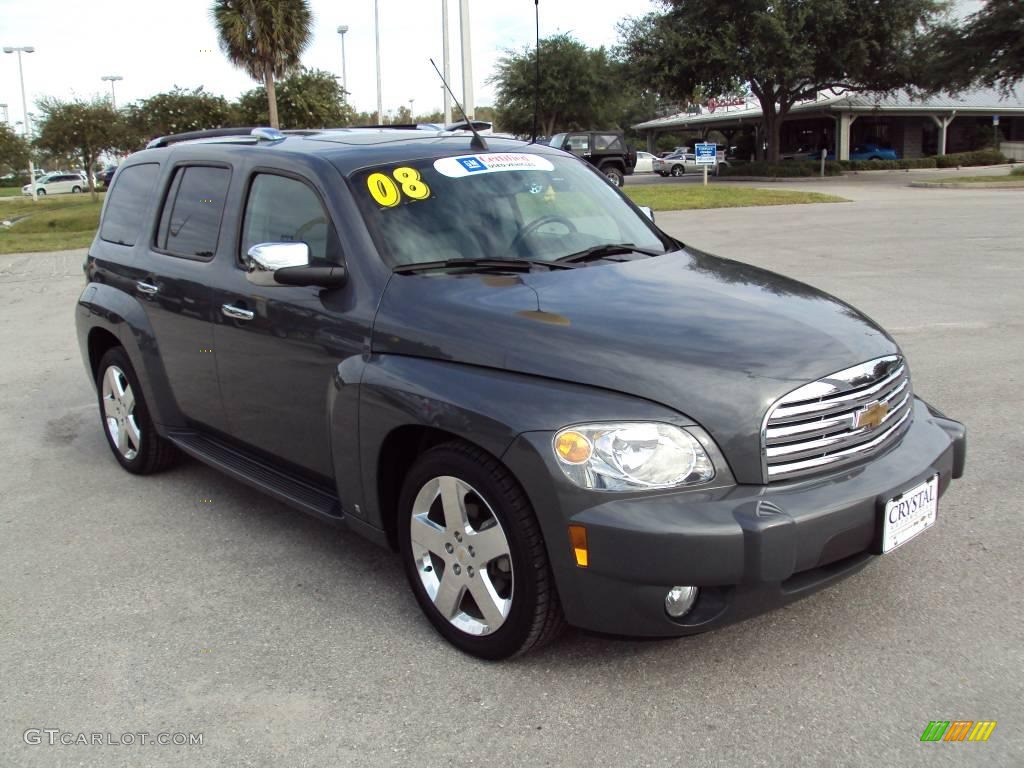 2008 HHR LT - Dark Gray Metallic / Gray photo #11