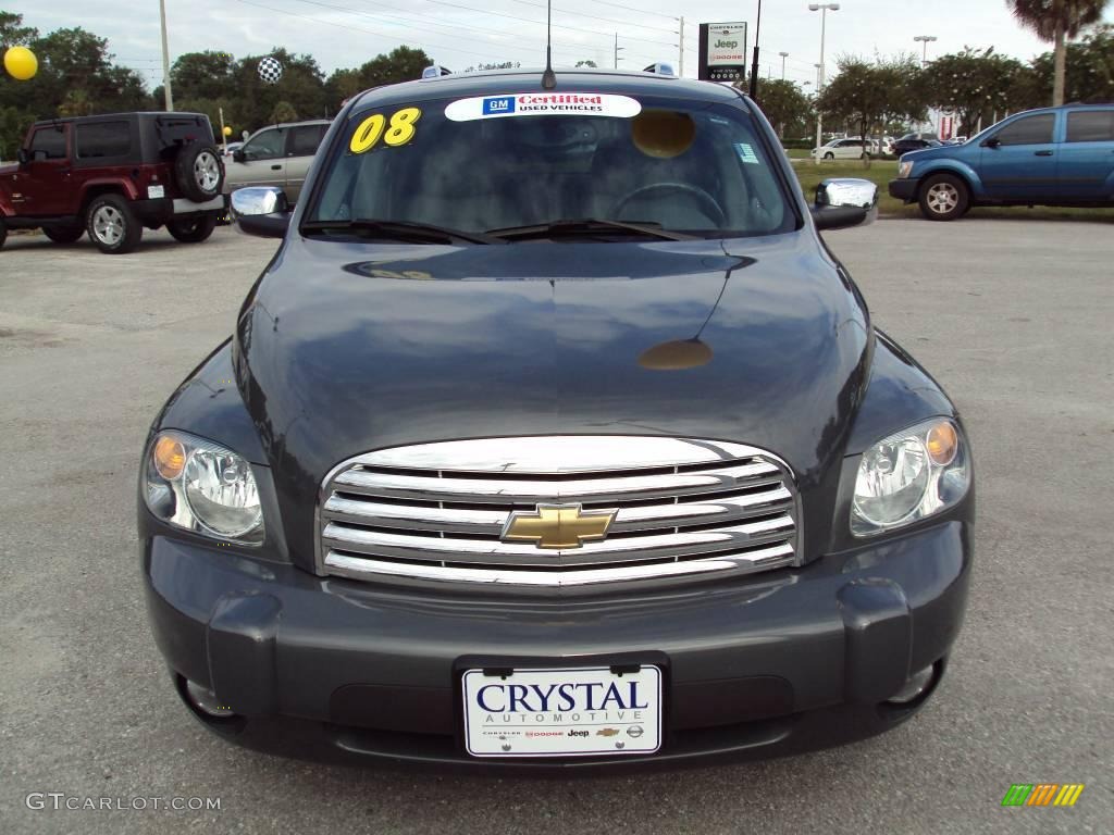 2008 HHR LT - Dark Gray Metallic / Gray photo #14