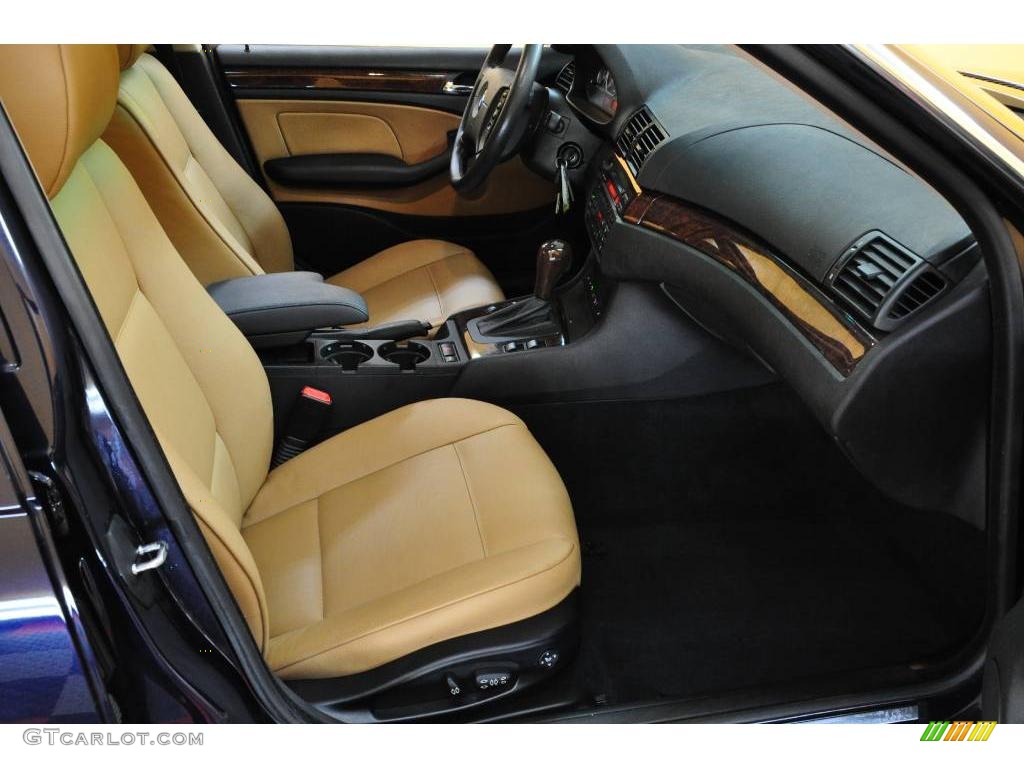 2005 3 Series 330xi Sedan - Orient Blue Metallic / Sand photo #16