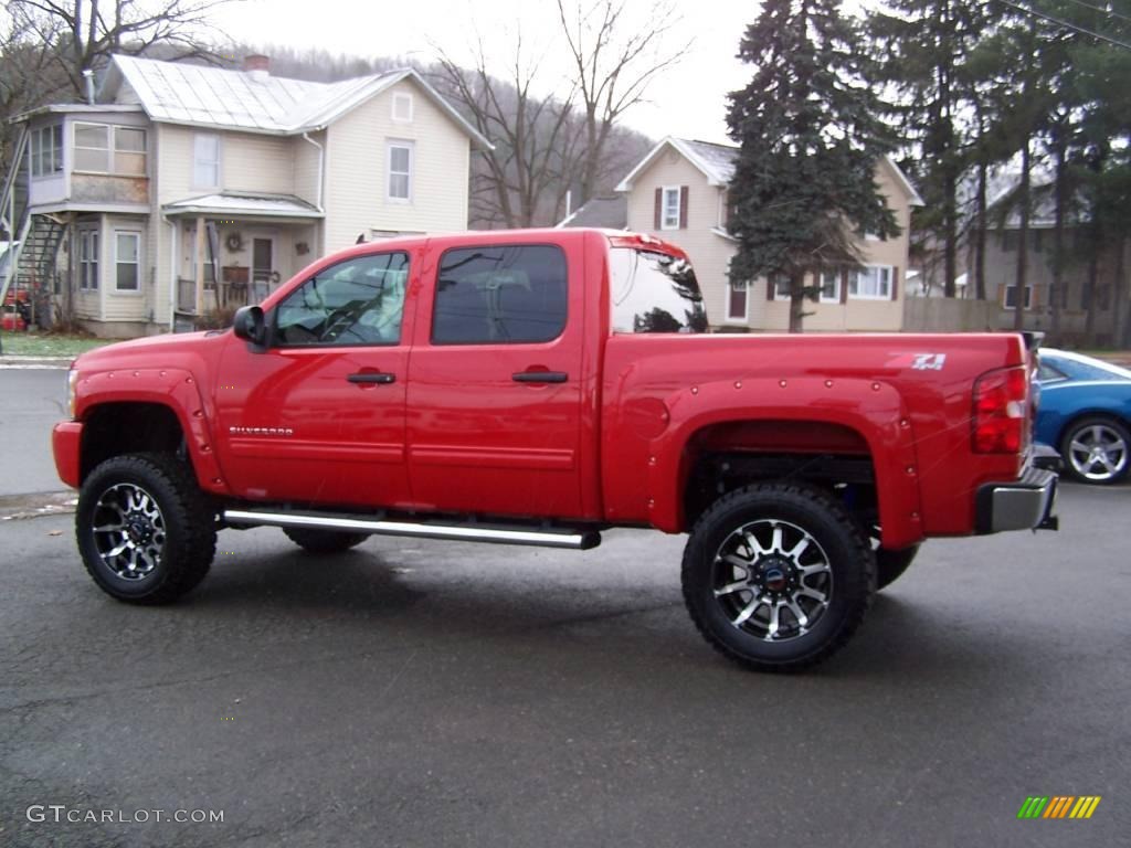 2010 Silverado 1500 LT Crew Cab 4x4 - Victory Red / Ebony photo #6