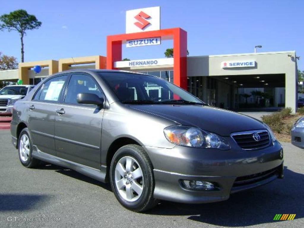 2006 Corolla S - Phantom Gray Pearl / Dark Charcoal photo #1