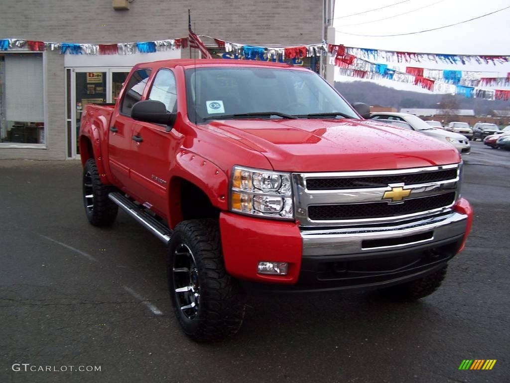 2010 Silverado 1500 LT Crew Cab 4x4 - Victory Red / Ebony photo #51