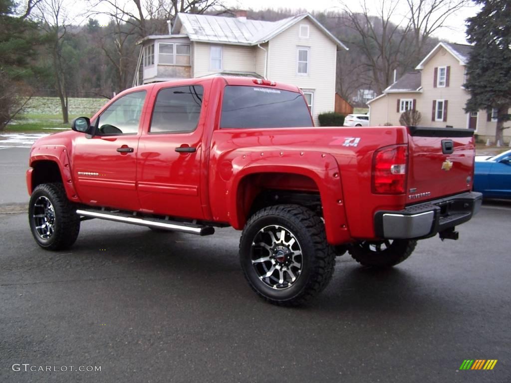 2010 Silverado 1500 LT Crew Cab 4x4 - Victory Red / Ebony photo #53