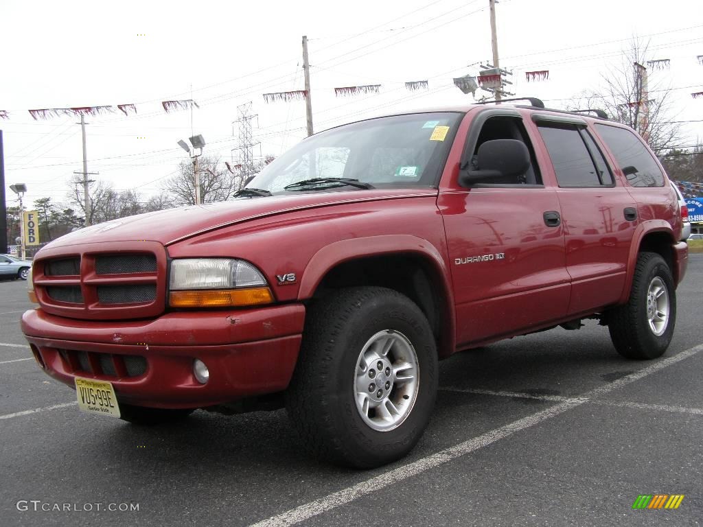 1998 Durango SLT 4x4 - Chili Pepper Red / Gray photo #1