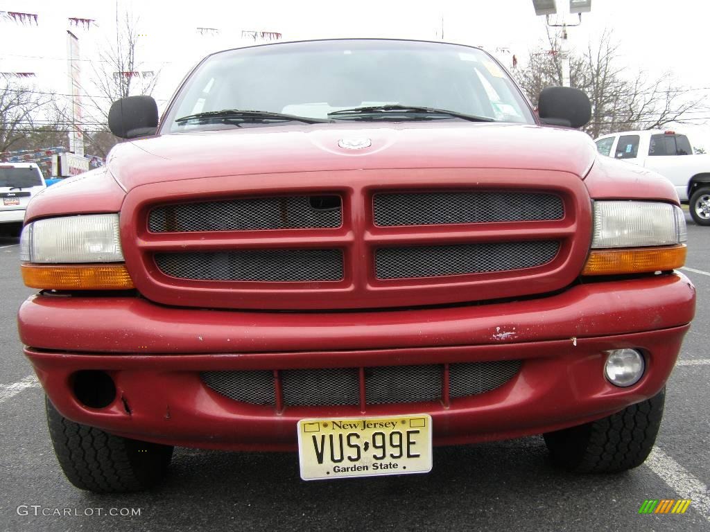 1998 Durango SLT 4x4 - Chili Pepper Red / Gray photo #2