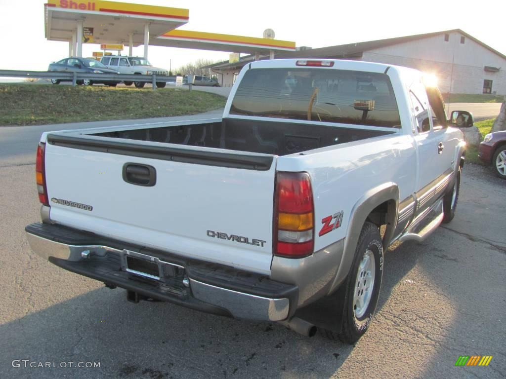 2000 Silverado 1500 Z71 Extended Cab 4x4 - Summit White / Graphite photo #6