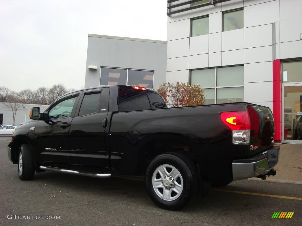 2007 Tundra SR5 Double Cab 4x4 - Black / Graphite Gray photo #6