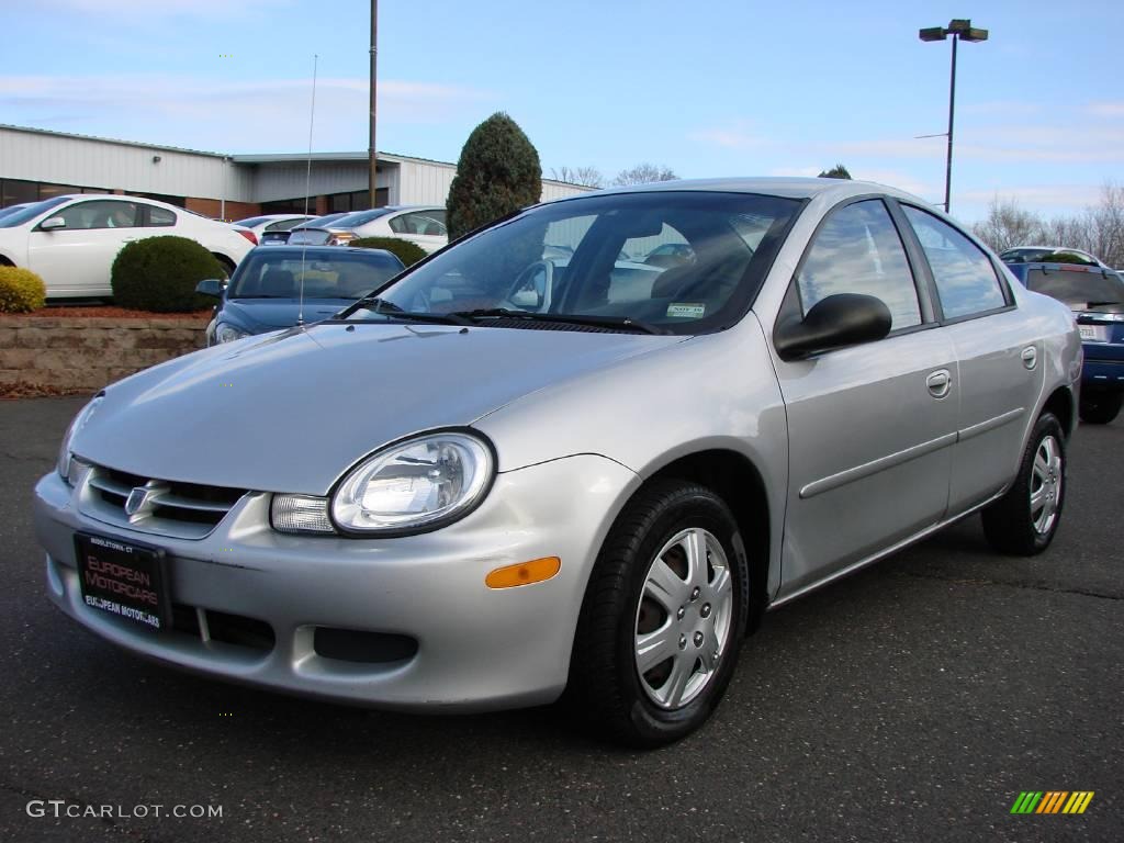 2002 Neon  - Bright Silver Metallic / Dark Slate Gray photo #1