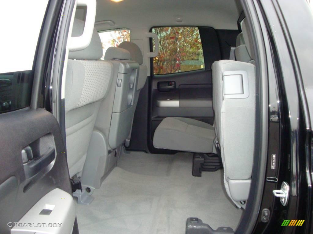 2007 Tundra SR5 Double Cab 4x4 - Black / Graphite Gray photo #38