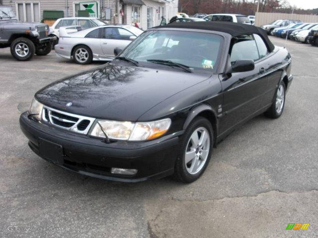 2003 9-3 SE Convertible - Black / Charcoal Grey photo #3