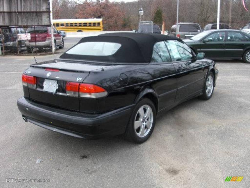 2003 9-3 SE Convertible - Black / Charcoal Grey photo #6
