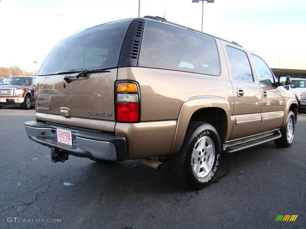 2004 Suburban 1500 LT - Sandalwood Metallic / Tan/Neutral photo #3