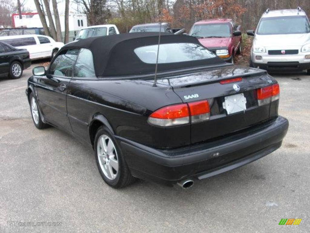 2003 9-3 SE Convertible - Black / Charcoal Grey photo #7