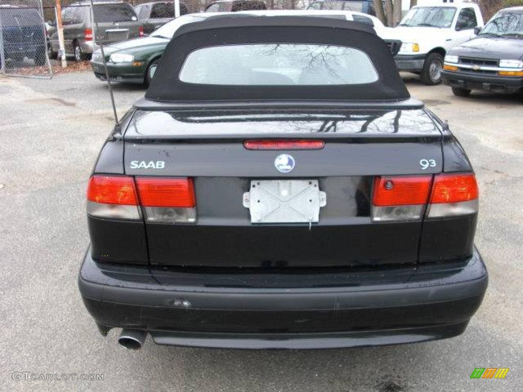 2003 9-3 SE Convertible - Black / Charcoal Grey photo #8