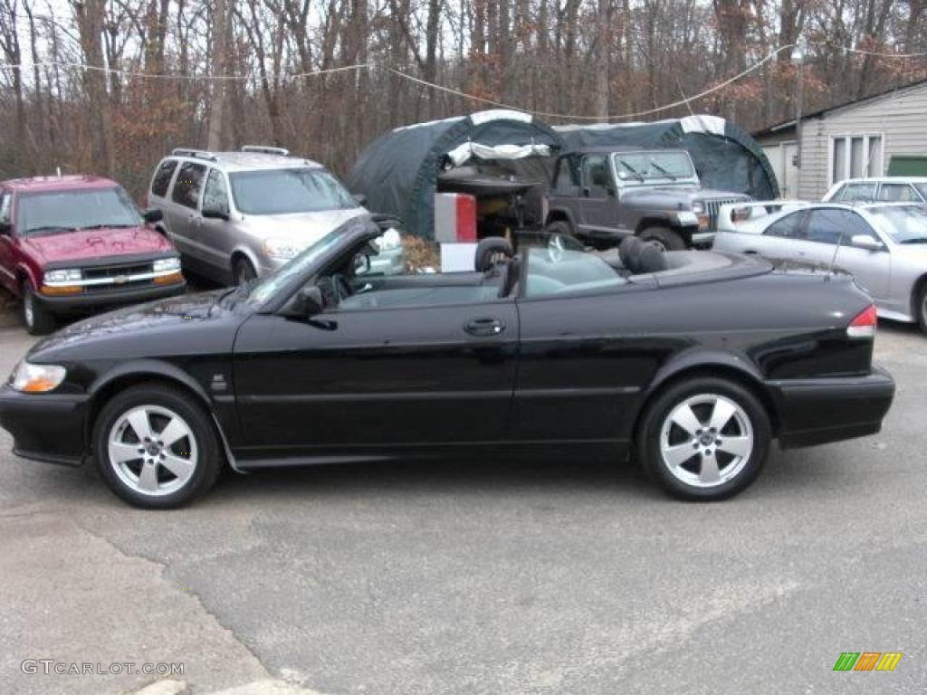 2003 9-3 SE Convertible - Black / Charcoal Grey photo #12