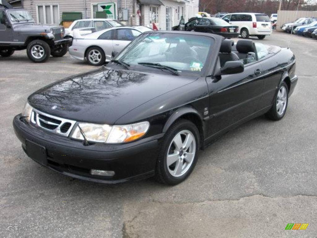2003 9-3 SE Convertible - Black / Charcoal Grey photo #15