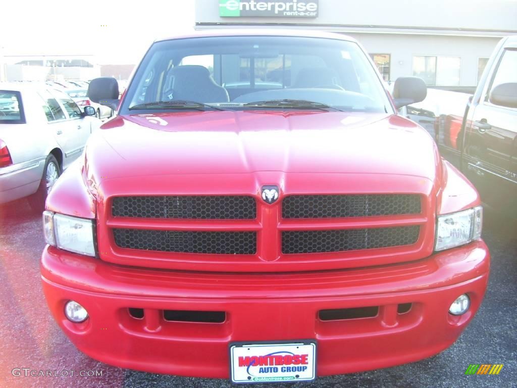 1999 Ram 1500 Sport Extended Cab - Flame Red / Agate Black photo #8
