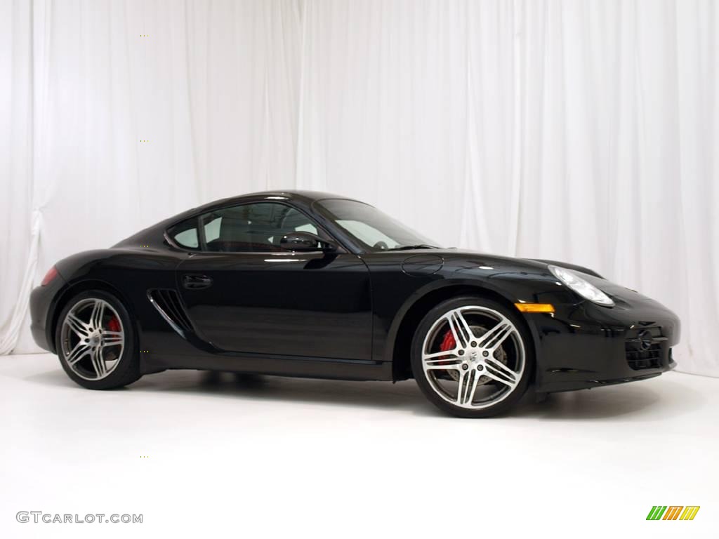 2008 Cayman S Porsche Design Edition 1 - Black / Black photo #3