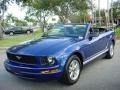2006 Vista Blue Metallic Ford Mustang V6 Premium Convertible  photo #8