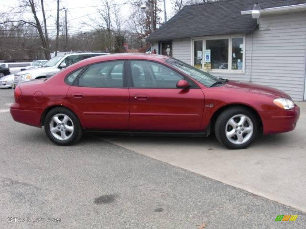 2000 Taurus SES - Toreador Red Metallic / Medium Parchment photo #4