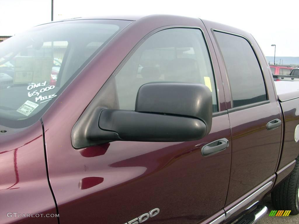 2004 Ram 1500 Laramie Quad Cab 4x4 - Deep Molten Red Pearl / Dark Slate Gray photo #10